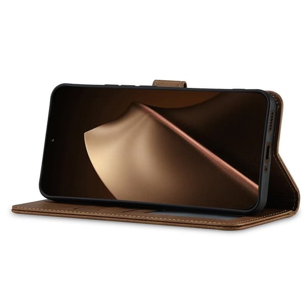 LC.IMEEKE Xiaomi 15T Pro Plånboksfodral Konstläder - Gul