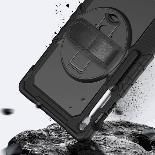 Tech Protect Galaxy Tab S10 FE Plus Etui Solid - Sort Svart