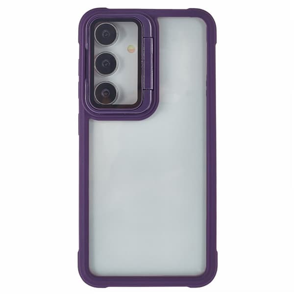 Mobilskal för Samsung Galaxy S26 Plus PC + TPU Kickstand - Lila