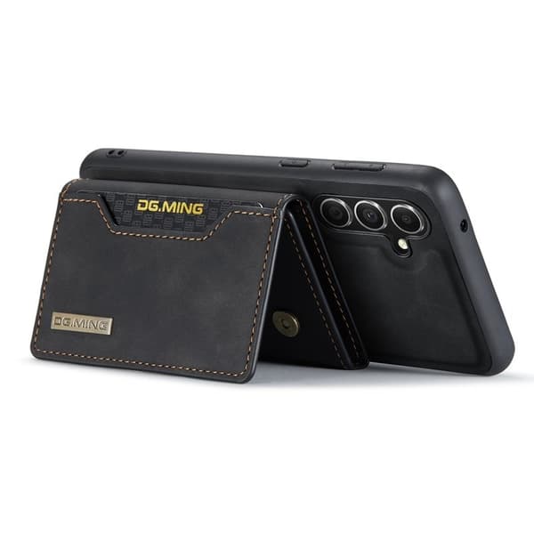 DG.MING Samsung Galaxy A16 Konstläder Plånboksfodral - Svart