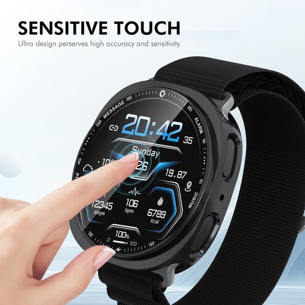 ENKAY Mobilskal till Galaxy Watch 8 (44mm) TPU Electroplating - Silver Silver