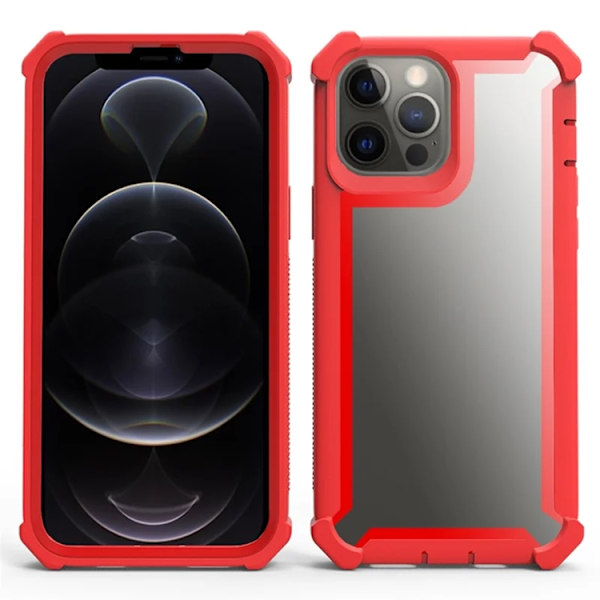 Mobilskal till iPhone 14 Pro TPU + PC Shockproof - Röd Röd