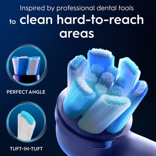 Oral B Borsthuvud iO Ultimate Clean 6st - Vit Vit
