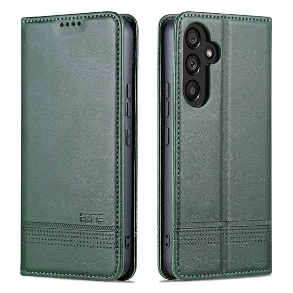 AZNS Samsung Galaxy A54 5G Plånboksfodral Konstläder - Grön