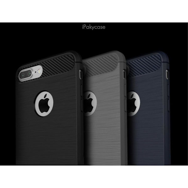 TPU iPaky skal till iPhone 7 Plus - Grå grå