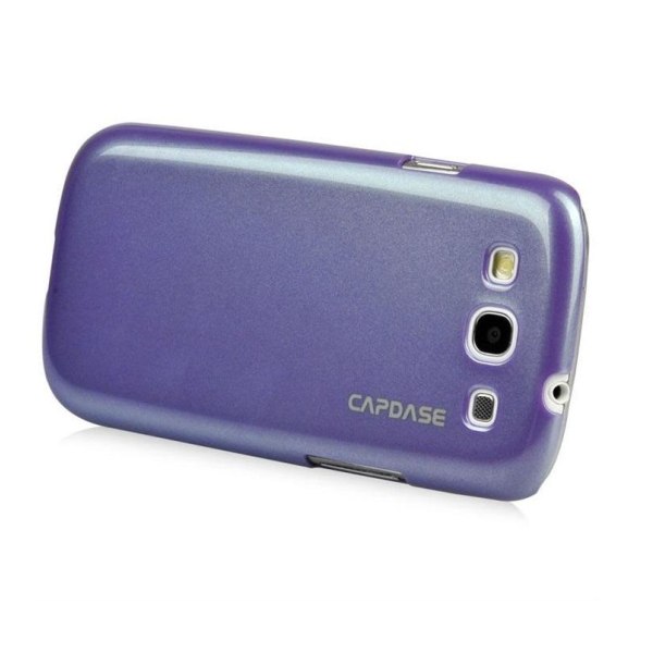 CAPDASE-kuori Samsung Galaxy S3 i9300 (violetti) + näytönsuoja