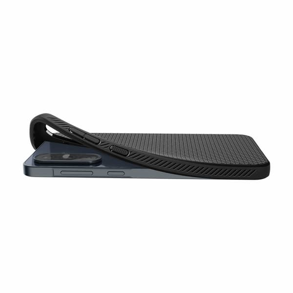 Spigen telefonetui til Galaxy A36 5G Liquid Air - Matt Sort Svart