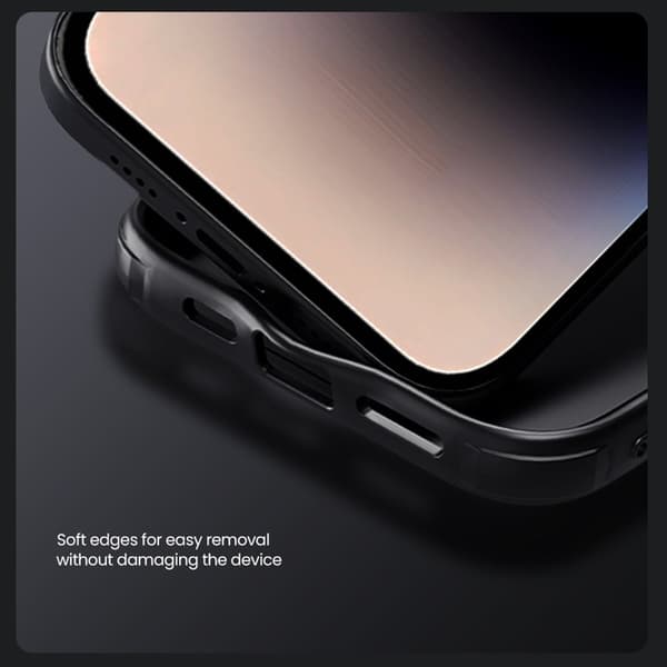 NILLKIN Camshield Pro Mobilskal till iPhone 16 Pro MagSafe TPU+PC Blå