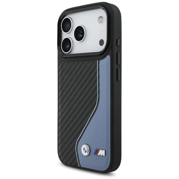 BMW Mobilskal till iPhone 17 Pro MagSafe M Carbon Logo - Blå Blå