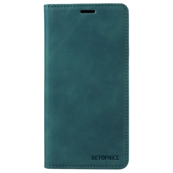 BETOPNICE 003 iPhone 15 Pro Max Plånboksfodral TPU + Konstläder - Grön