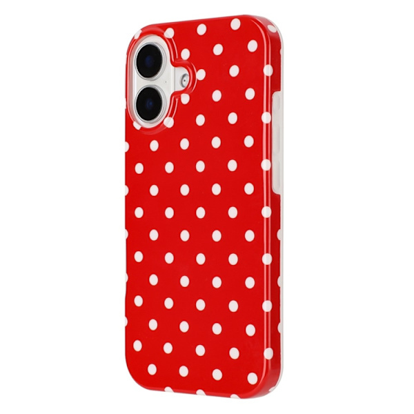 Mobilskal till iPhone 17 Dot Design Imd Tpu Röd