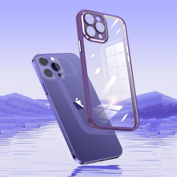 iPhone 14 Pro mobilcover metalkamera - lilla
