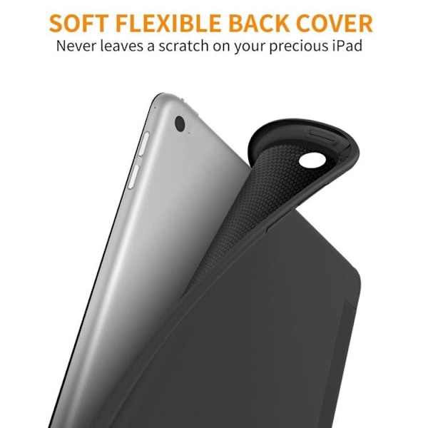 Tech-Protect iPad 9.7" (2017/2018) Fodral Smart - Svart Svart