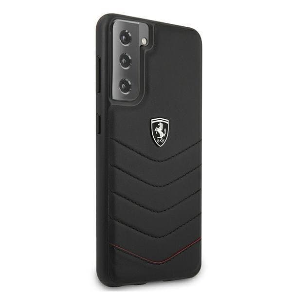 Ferrari Cover Galaxy S21 Off Track Quiltet - Sort Black