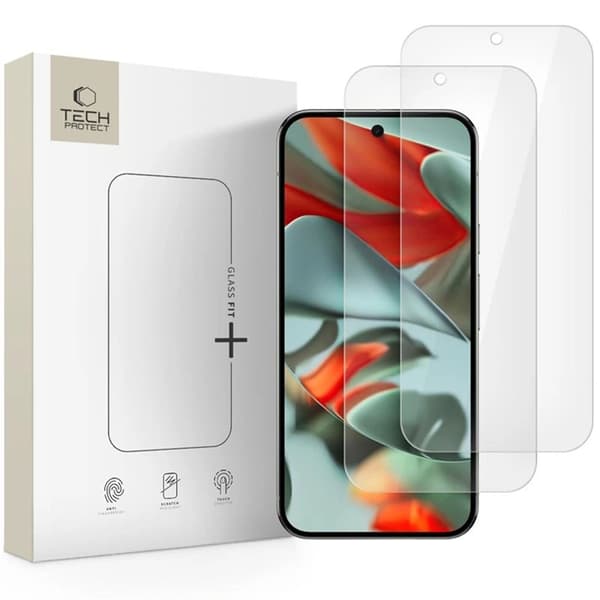 Tech-Protect [2-Pack] Google Pixel 9/9 Pro/10/10 Pro Härdat Glas Skärmskydd Transparent