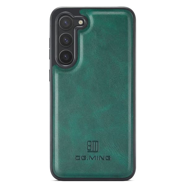 DG.MING Mobilskal till Samsung Galaxy S24 Anti-Drop PU Läder Grön