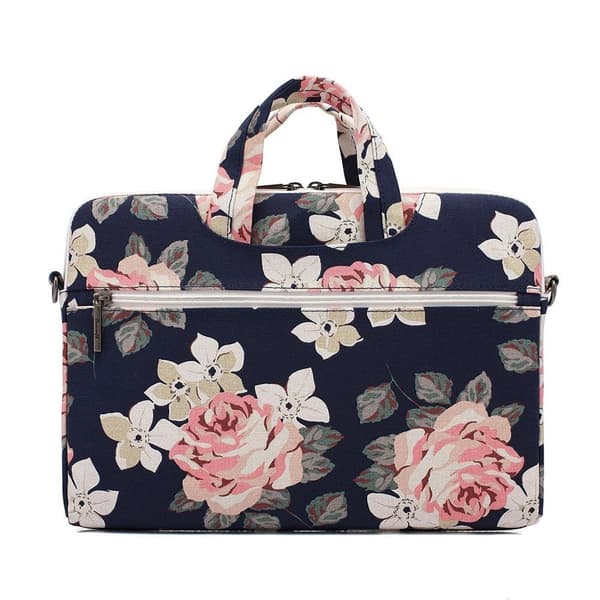 CANVASLIFE Computermappe Laptop 15-16 - Navy Rose Rosa