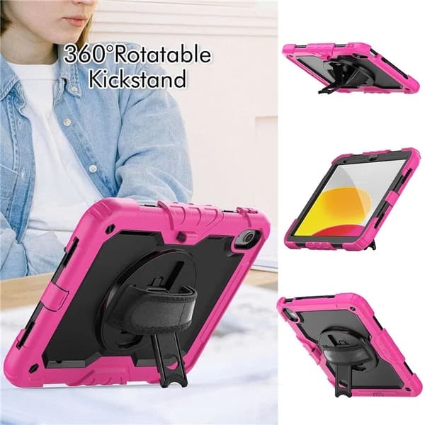 iPad 10.9" (2022)/iPad 11" (2025) Mobilskal Drop-Proof - Rosa Rosa