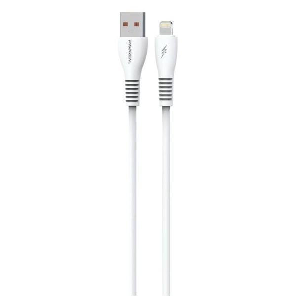 Pavareal Kabel USB Til iPhone Lightning 1M - Hvid