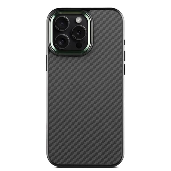 Mobilskal till iPhone 16 Pro Max Magsafe Aramid Fiber - Grön Grön