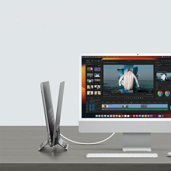 Sodi Gravity MacBook-ställ - Grå Grå