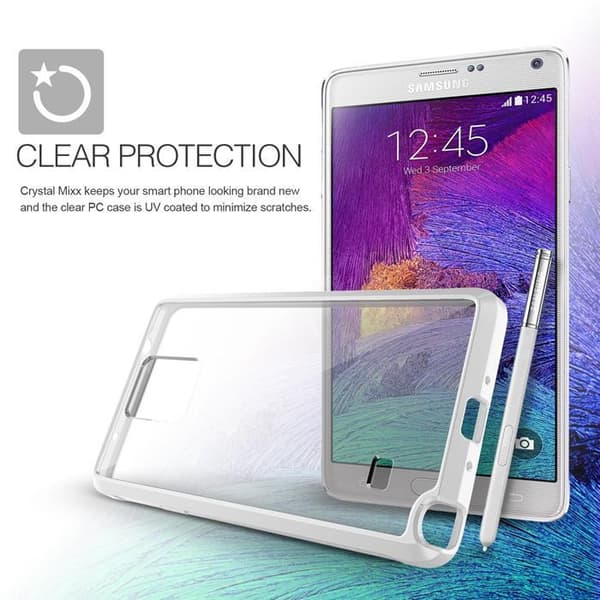 Verus Crystal Mixx Taske til Samsung Galaxy Note 4 - Hvid White