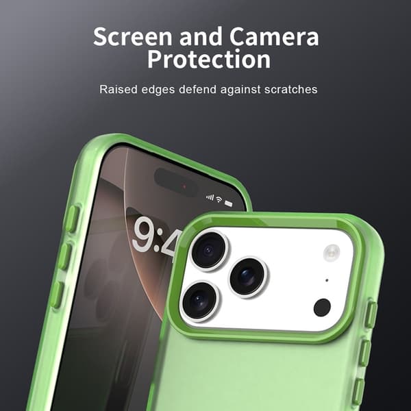 Mobilskal till iPhone 17 Pro Matte Anti-Drop - Grön Grön