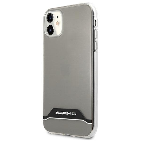 AMG Mobilskal till iPhone 11 Electroplate - Svart-Vit