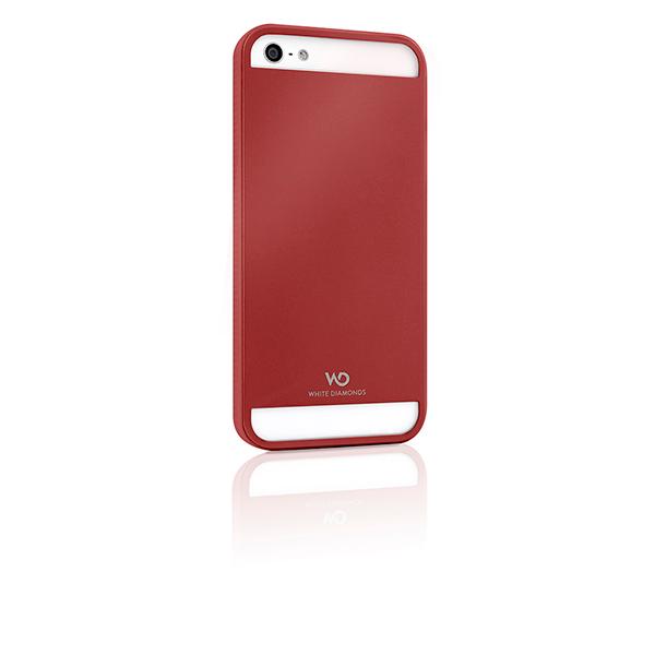 WHITE-DIAMONDS Metal Red Apple iPhone 5 / 5S / SEPure Metal Red