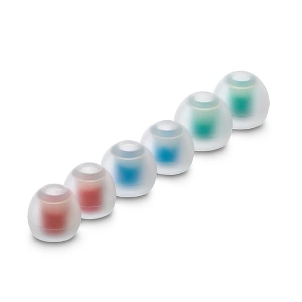 HAMA Udskiftningsørepuder Silikone 6-Pack Hvid