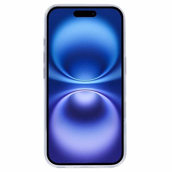 X-LEVEL Mobilskal till iPhone 16 Matte TempeRöd Glass TPU Transparent