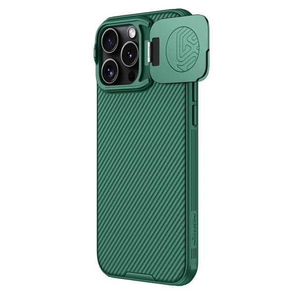 NILLKIN Camshield Prop Series Mobilskal till iPhone 16 Pro Max Grön