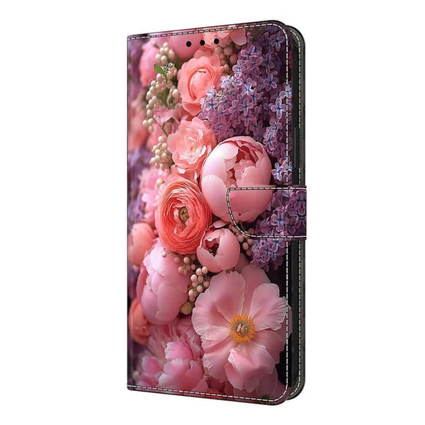 Plånboksfodral för Samsung Galaxy S26 Plus Konstläder Mönster - Ranunculaceae