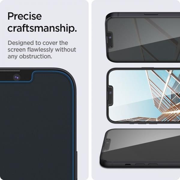 Spigen Glas.tr iPhone 14/13/13 Pro Härdat Glas Skärmskydd Privacy