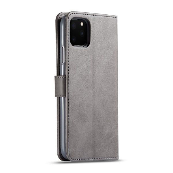 LC.imeeke iPhone 11 Pro Max Plånboksfodral Konstläder - Grå