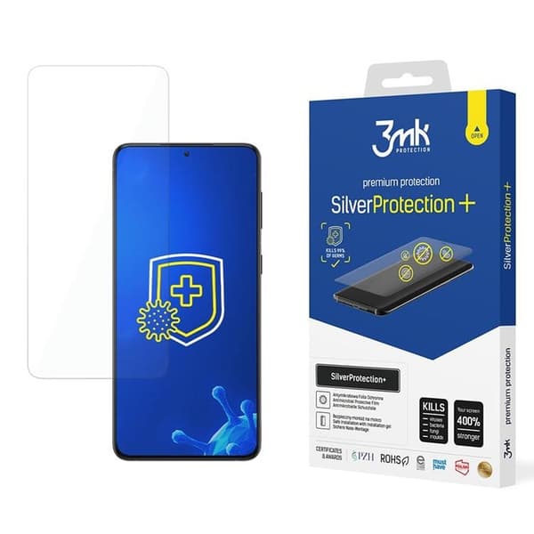 3MK Silver Protection Plus Hærdet Glas Skærmbeskyttelse Galaxy S21 Plu Silver