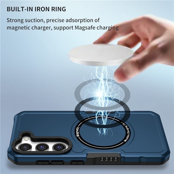 Galaxy S23 Plus Skal Magsafe Anti Drop - Mörkblå