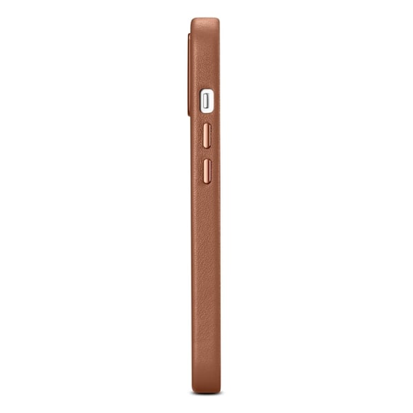iCarer iPhone 14 Skal MagSafe Äkta Läder - Brun