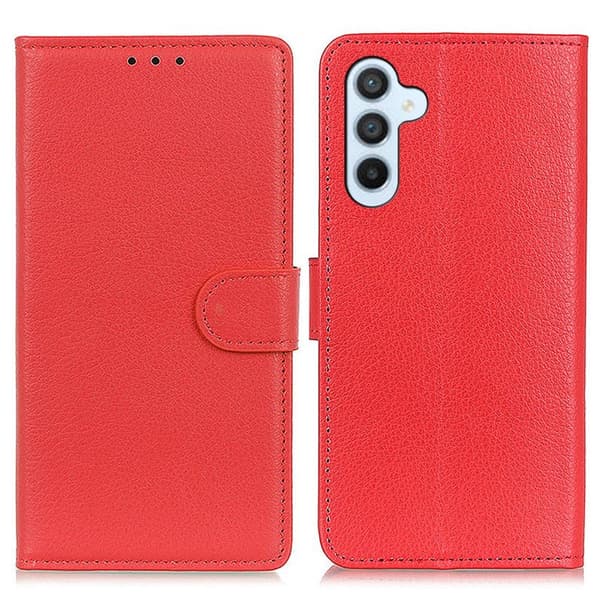 Plånboksfodral för Samsung Galaxy S26 Plus Konstläder - Röd