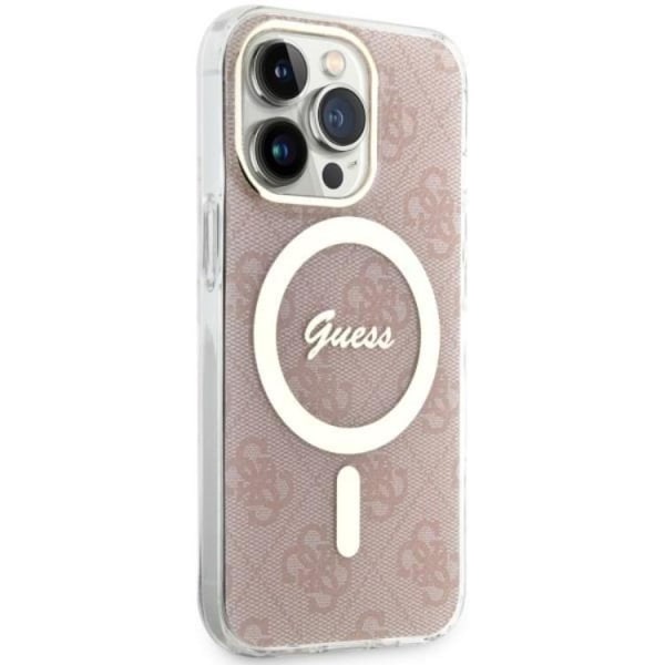 Guess iPhone 13 Pro matkapuhelimen suojakuori MagSafe 4G - vaaleanpunainen