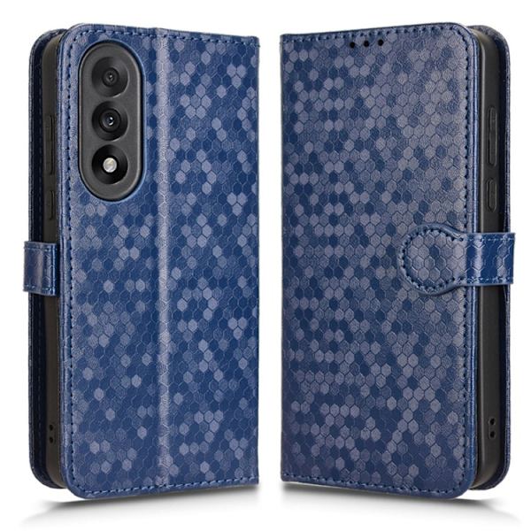 OnePlus Nord 5 Plånboksfodral Dot Pattern Imprint - Mörkblå Blå