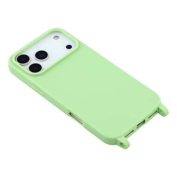 Mobilskal till iPhone 17 Pro Max TPU med Hål för Rem - Grön Grön