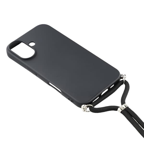 Mobilskal till iPhone 17 Med Axelrem - Svart Svart