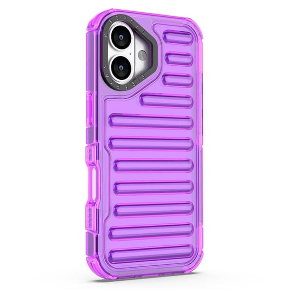 Mobilskal till iPhone 17 Stripe Design Detachable - Lila Lila