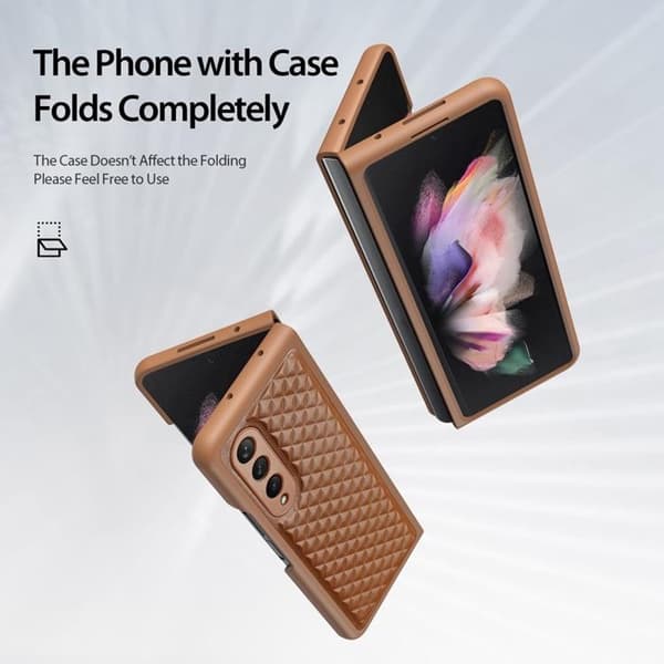 Dux Ducis Galaxy Z Fold 4 Skal Venice - Brun Brun