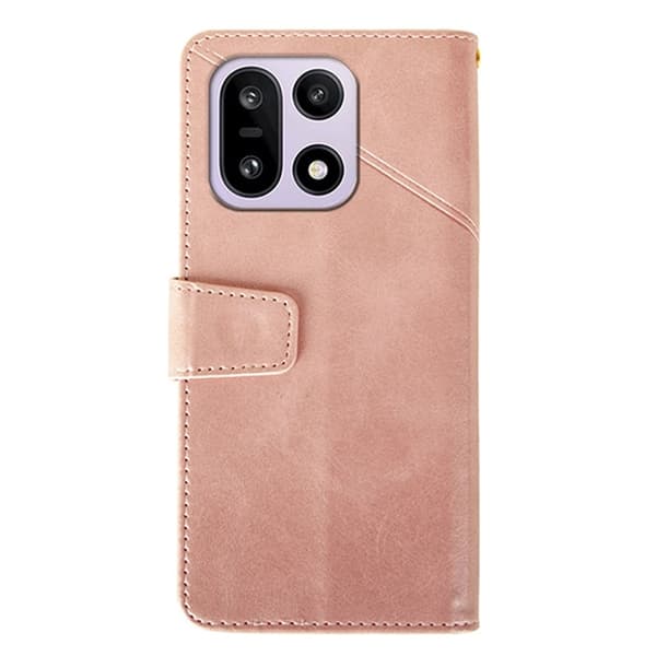 IDEWEI OnePlus 15 5G Plånboksfodral Calf Texture Konstläder - Rosa Rosa