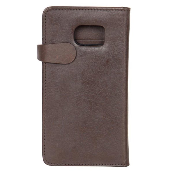 BUFFALO äkta läder Plånboksfodral Samsung Galaxy S6 - Brun Brun