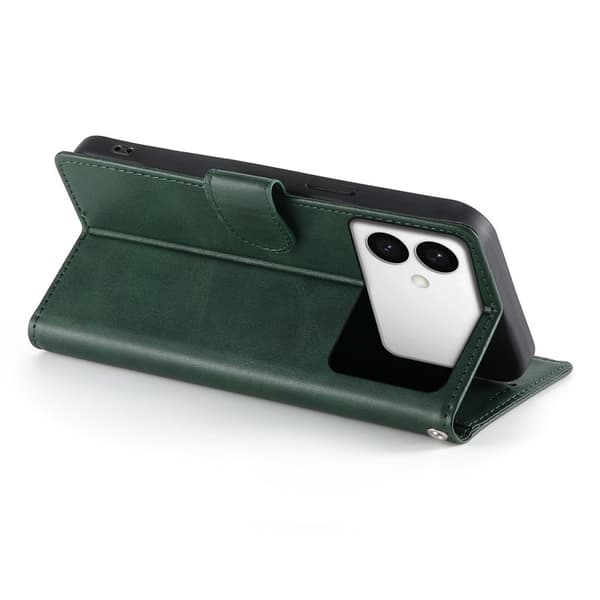 Samsung Galaxy S26 Edge Plånboksfodral Konstläder Flip - Grön