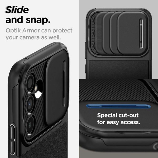 Spigen Galaxy A54 5G Mobilskal Optik Armor - Svart
