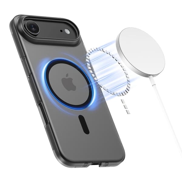 Tech-Protect Telefontaske til iPhone Air Magsafe Slim - Mat Sort Svart